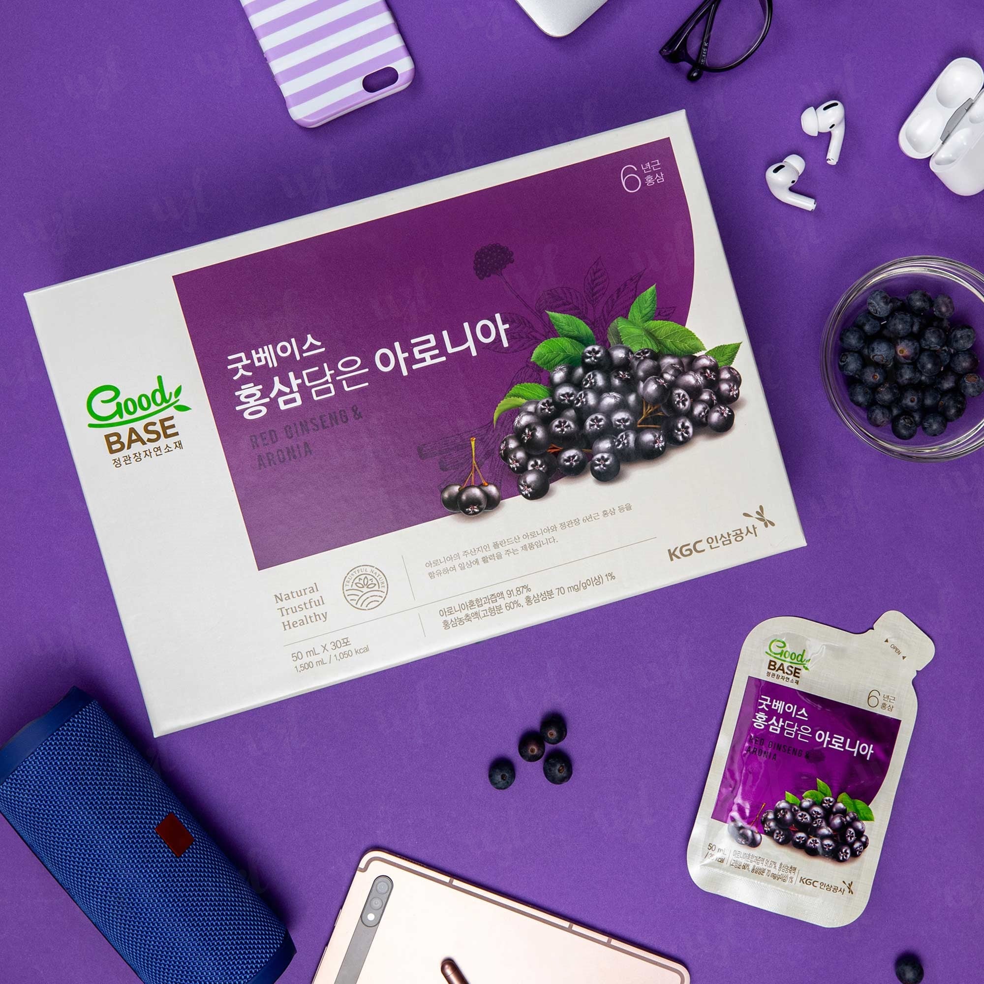 Aronia with Korean Red Ginseng Pouch 高丽参野樱莓袋装