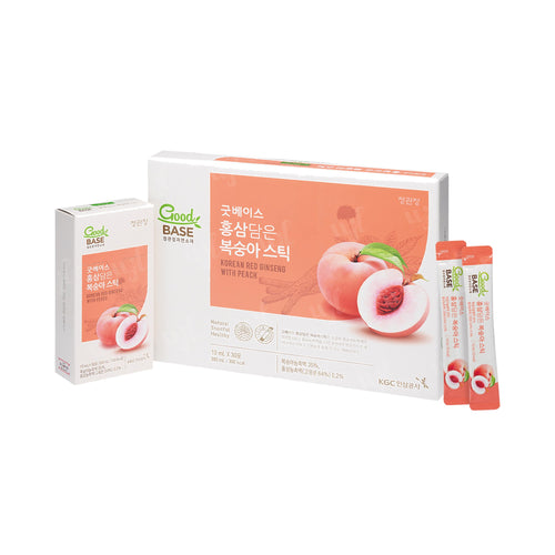 Peach with Korean Red Ginseng Stick 高丽参桃条装