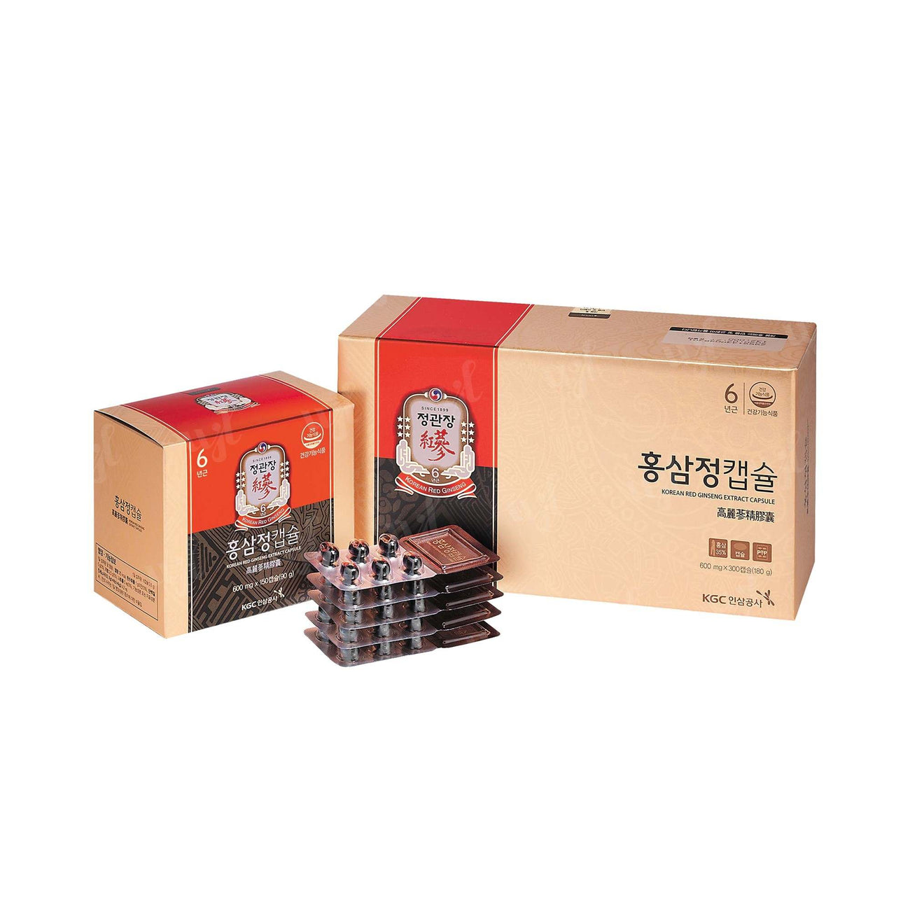 Korean Red Ginseng Extract Capsule 高丽参精胶囊