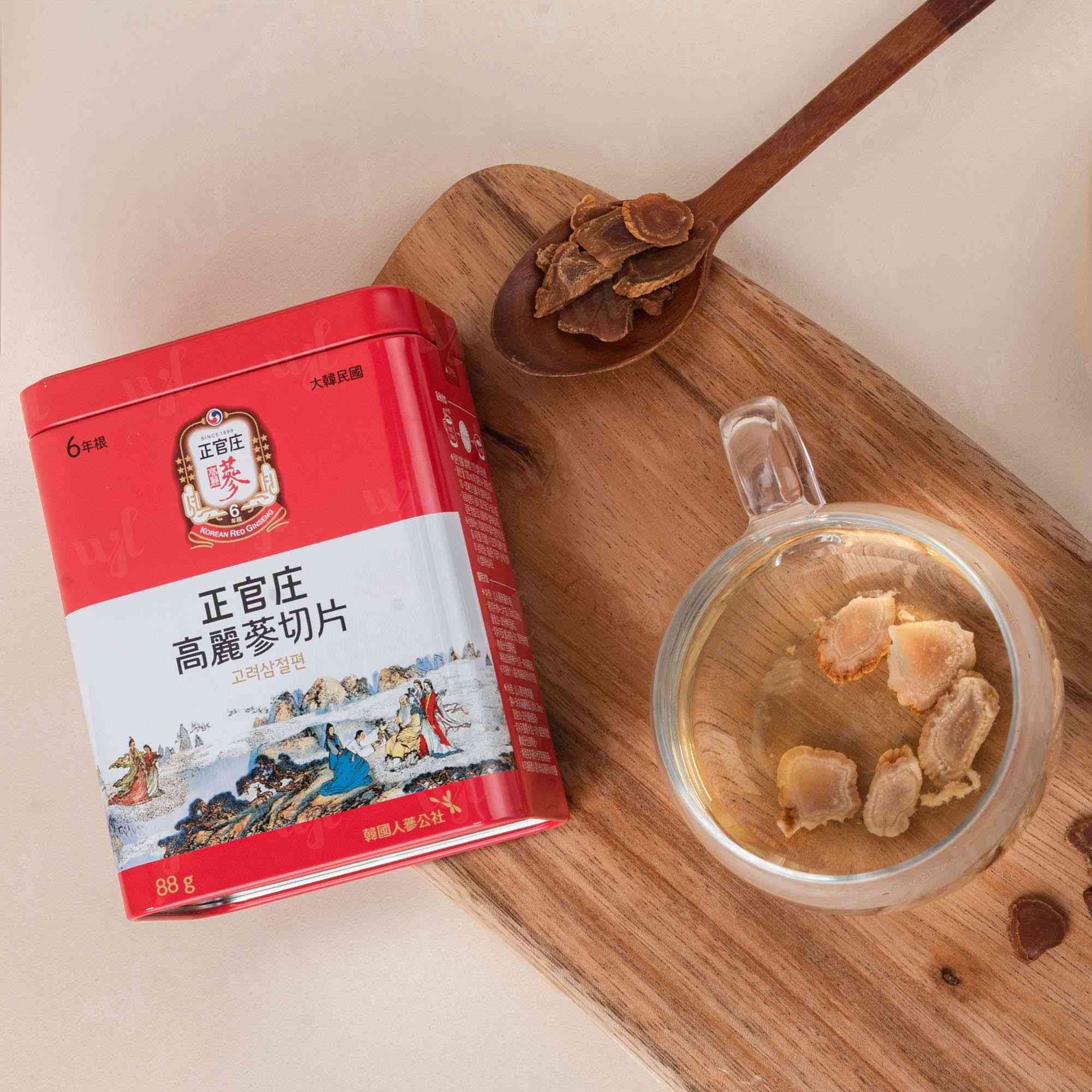 Korean Red Ginseng Cut Slices 高丽参切片